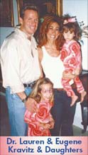 Dr. Lauren and Eugene Kravitz and daughters